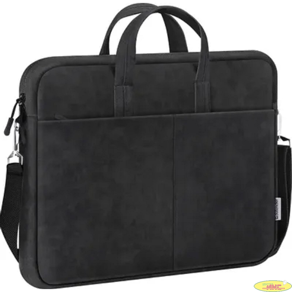 Defender Сумка для ноутбука Solid  15.6" PU кожа, черный, карман (26091)			