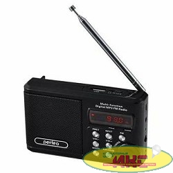 Perfeo мини-аудио Sound Ranger, FM MP3 USB microSD In/Out ридер, BL-5C 1000mAh, черный (PF-SV922BK)