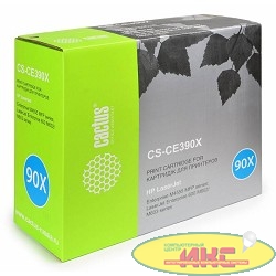 CACTUS CE390X Картридж CACTUS (CS-CE390XS) для  LaserJet M4555MFP, черный , 24 000 стр