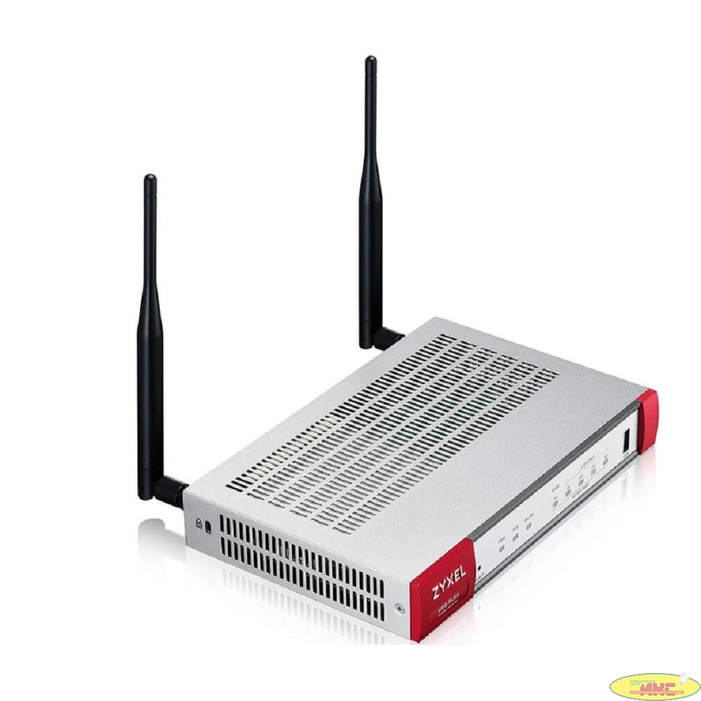 Межсетевой экран/ Межсетевой экран и Wi-Fi контроллер Zyxel USG FLEX 100AX, 1xWAN GE, 4xLAN/DMZ GE, Wi-Fi 6 (AX1800), 1xUSB3.0, AP Controller (8/24), NebulaFlex **