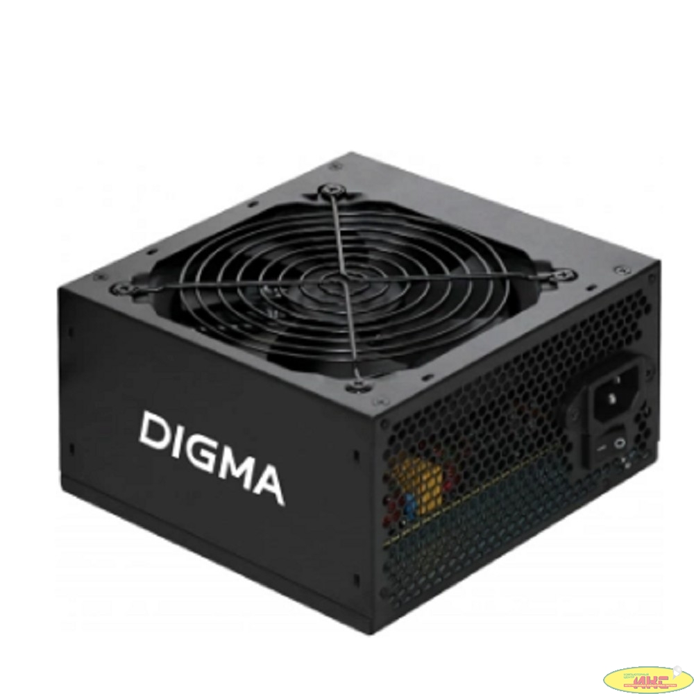 Digma DPSU-500W ATX 500W (20+4pin) 120mm fan 4xSATA RTL