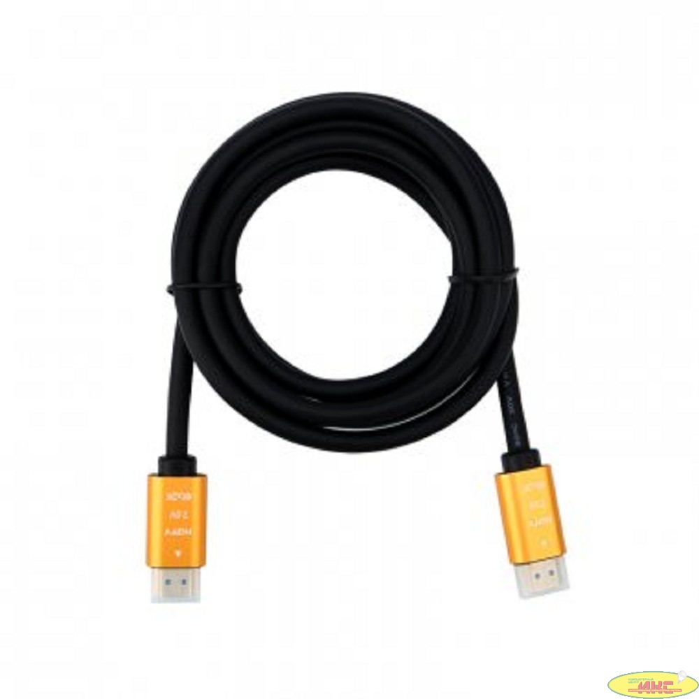 Rexant (17-6104) Кабель HDMI - HDMI 2.0, 2м, Gold (цветная коробка)