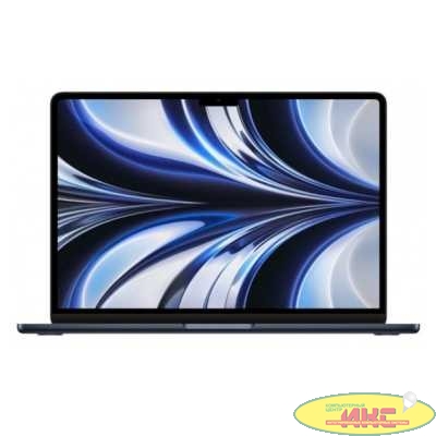 Apple MacBook Air 13 Mid 2022 [MLY43B/A] (КЛАВ.РУС.ГРАВ.) Midnight 13.6" Liquid Retina {(2560x1600) M2 8C CPU 10C GPU/8GB/512GB SSD} (A2681)