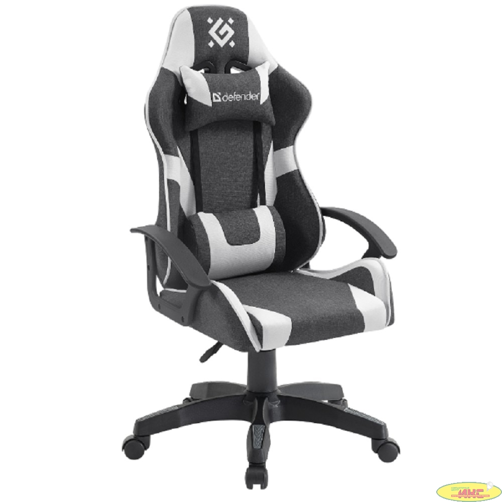 Игровое кресло Ibis Серый/Белый,класс 2,ткань DEFENDER (64043)