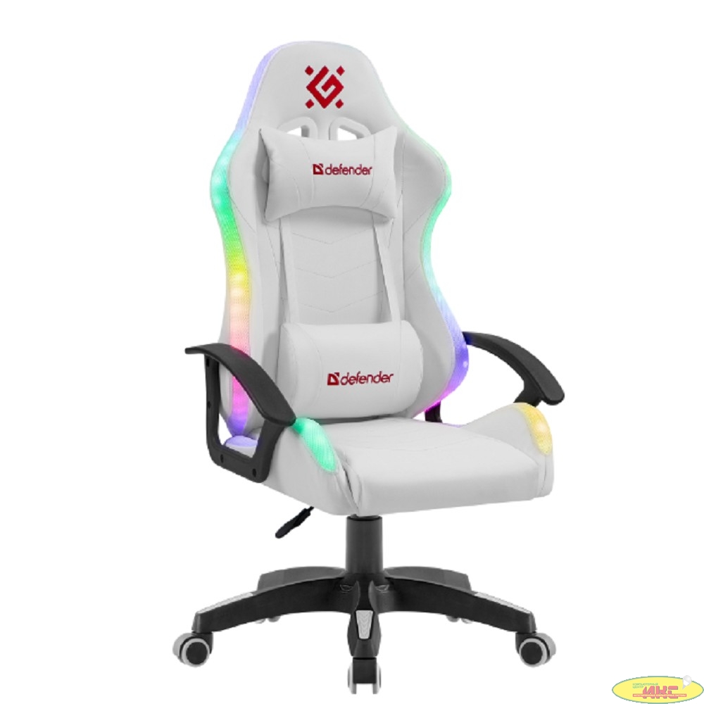 Игровое кресло Factor X RGB,Белый,класс 2,PU DEFENDER