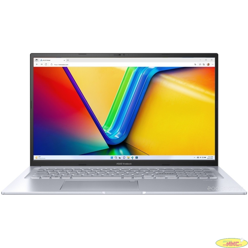 ASUS Vivobook 17X M3704YA-AU161 [90NB1191-M006W0]  Cool Silver 17.3" {FHD Ryzen 5 7430U/16Gb/512Gb SSD/VGA int/noOS}