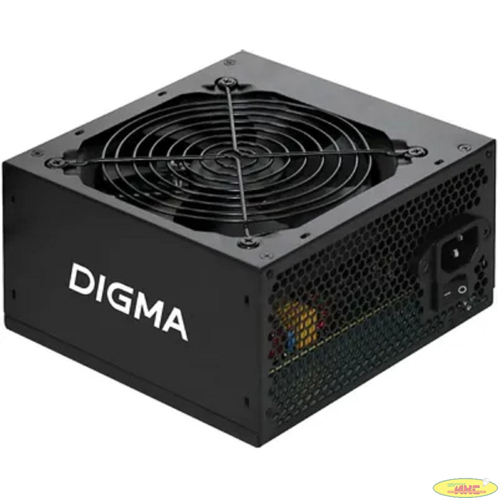 Digma DPSU-450W ATX 450W (20+4pin) 120mm fan 3xSATA RTL