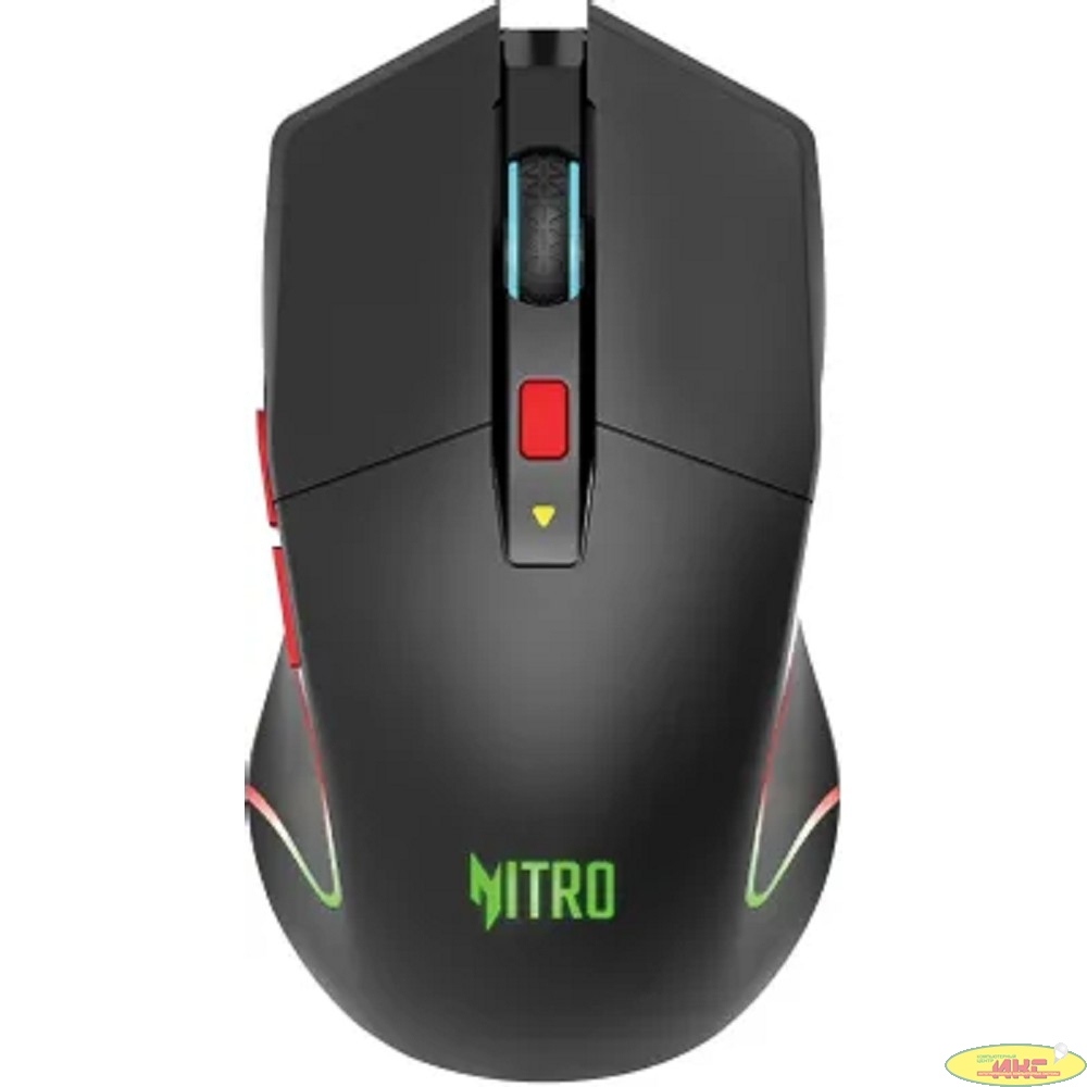 Acer Nitro OMR304 черный оптическая (3200dpi) беспроводная BT/Radio USB (6but)