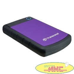 Transcend Portable HDD 2Tb StoreJet TS2TSJ25H3P {USB 3.0, 2.5", violet}