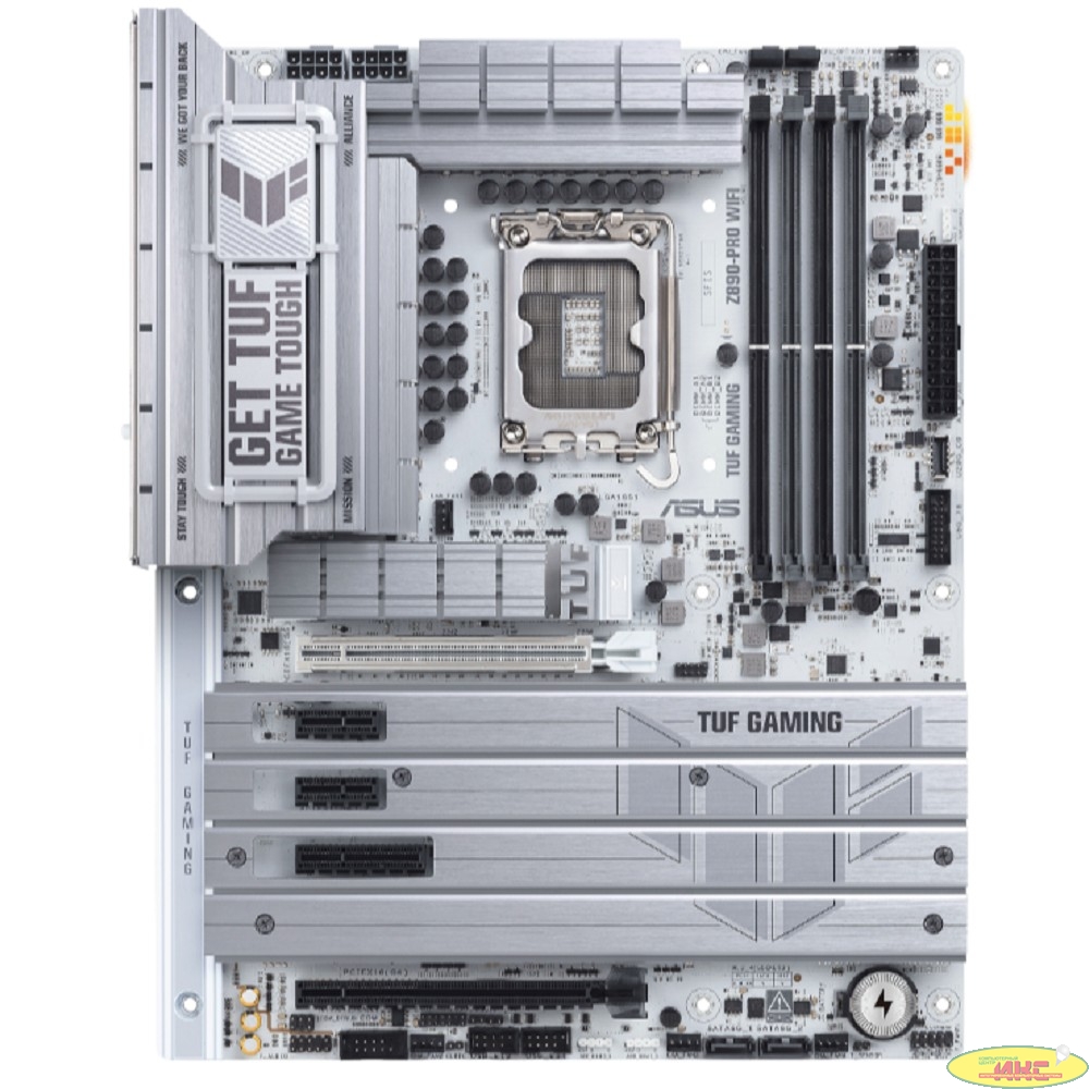 ASUS TUF GAMING Z890-PRO WIFI (LGA1851, Z890, 4*DDR5, 4*SATA, 4*M.2, 6*USB 3.2, 2*PCIx16, 1*PCIx4, 2*PCIx1,  2*Thunderbolt™ 4, HDMI+DP, ATX)