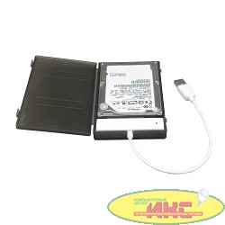 AgeStar SUBCP1 BLACK Внешний корпус 2.5" SATA HDD/SSD AgeStar SUBCP1 (BLACK) USB2.0, пластик, черный, безвинтовая конструкция [10610]