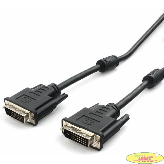 Cablexpert DVI-D, dual link, 25M/25M, 10м, CCS, черный CC-DVI2L-BK-10M