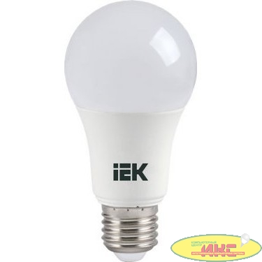 Iek LLE-A60-15-230-30-E27 Лампа светодиодная ECO A60 шар 15Вт 230В 3000К E27 IEK