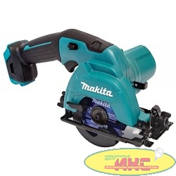 Makita HS301DWAE Пила дисковая аккумуляторная [HS301DWAE] {10.8В,2х2Ач Li-ion(слайдер),1500об\м,диск-ф85мм,рез-25.5мм,1.6кг,чем}