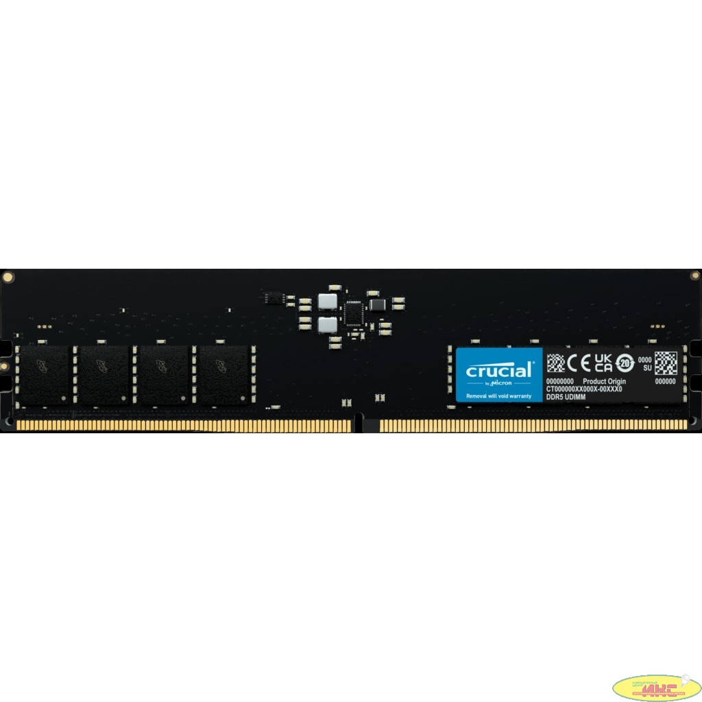 Crucial DDR5 32GB 4800 MT/s CL40 16Gbit CT32G48C40U5