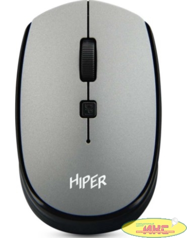 Мышь HIPER беспроводная HOMW-081 {1600dpi, серый, USB, 4кнп}