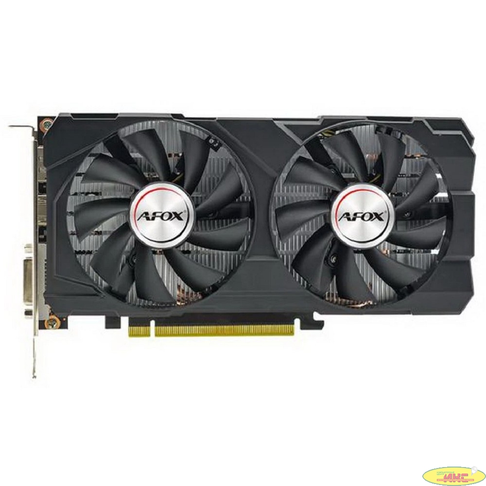 Видеокарта AFOX GTX1660TI 6Gb 192bit GDDR6 DP/DVI/HDMI  ATX Dual Fan (AF1660TI-6144D6H4) RTL