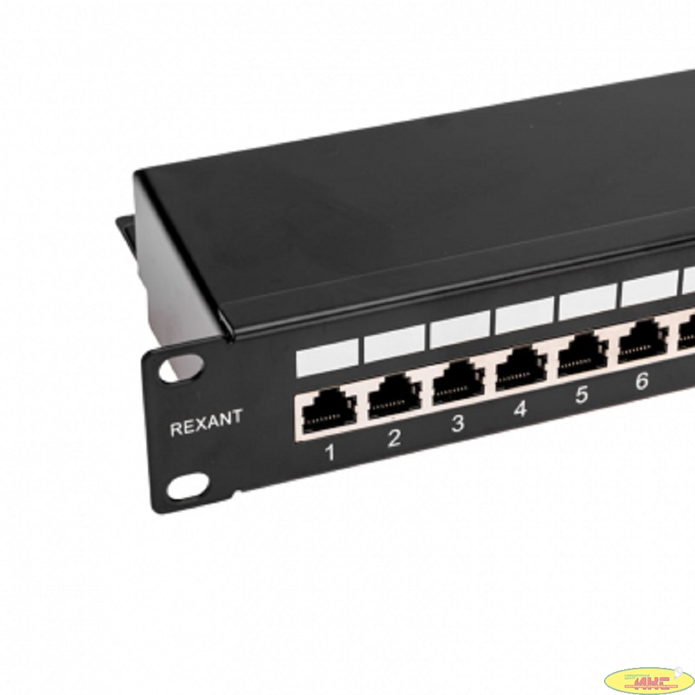 Rexant (02-0054) Панель коммутационная наборная 19", 1U, 24 порта, STP PRO
