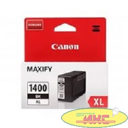 Canon PGI-1400XL BK Картридж струйный для MAXIFY МВ2040 и МВ2340, чёрный