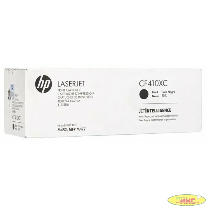 HP Картридж CF410XC 410X лазерный черный увеличенной емкости (6500 стр) (белая корпоративная коробка)