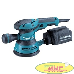 Makita BO5041 Эксцентриковая шлифовальная машина [BO5041] {300Вт,ф125мм,4000-12000об\м,ампл-2.8мм,1.4кг,кор,п\сборник,доп.рукоятка}