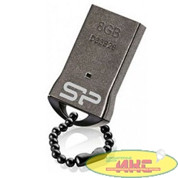 Silicon Power USB Drive 8Gb Touch T01 SP008GBUF2T01V1K {USB2.0, Black}