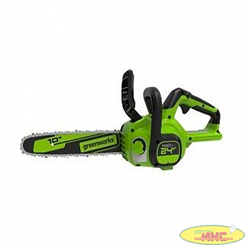 GreenWorks G24CS25K2 Цепная пила аккумуляторная, 24V, 25см, c АКБ 2Ач и ЗУ [2007707UA]