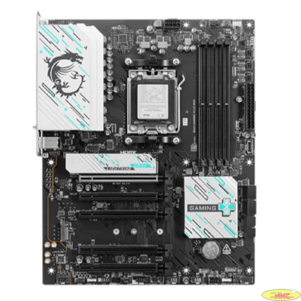 Материнская плата MSI B840 GAMING PLUS WIFI B840, AM5, 4*DDR5, 5*PCIEx16, 3*M.2, 2*TypeC, 1*USB3.2Gen2, 4*USB3.2Gen1, 8*USB2.0, 4*SATA3.0, 2.5G, HDMI, ATX, RTL