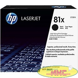 HP CF281X Картридж, Black {LJ ENTERPRISE MFP M630, (25000стр.)}