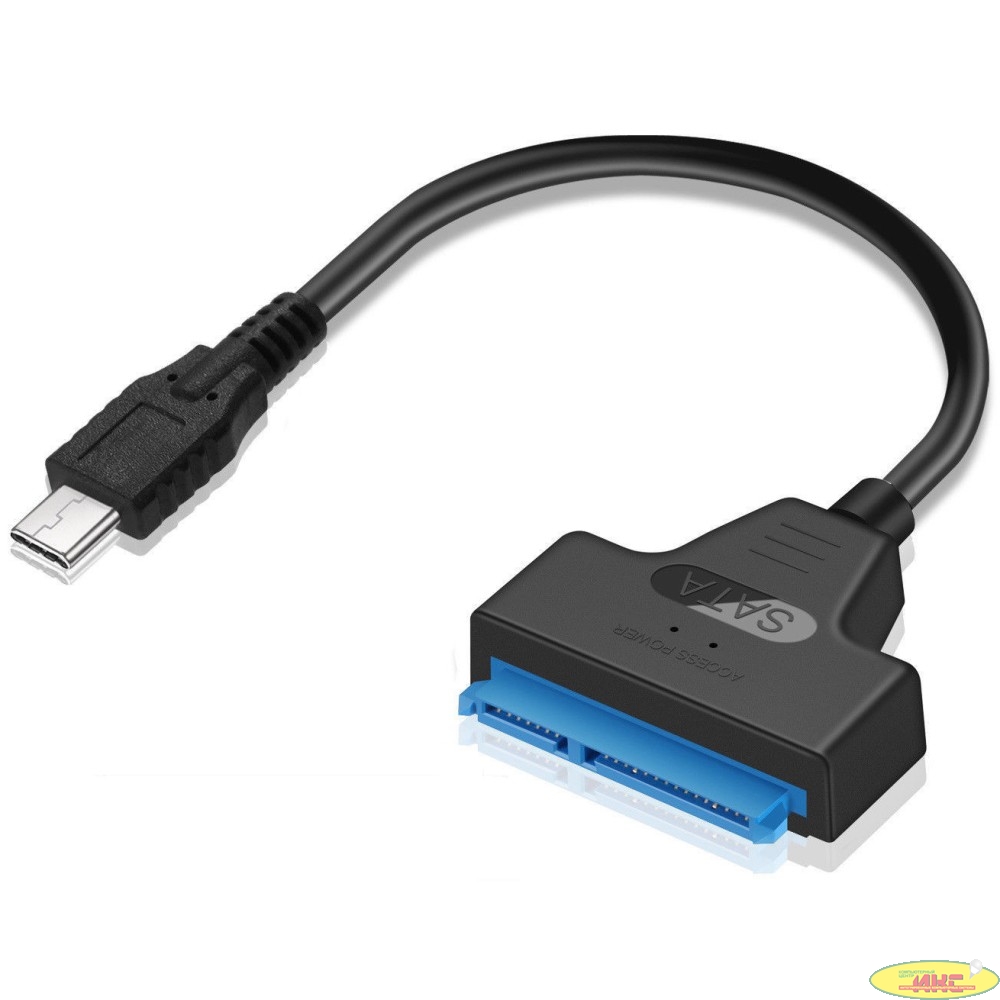ORIENT UHD-502N-C, USB 3.2 Gen1 (USB 3.0) адаптер для SSD & HDD 2.5" SATA 6GB/s (JMS578, поддержка UASP), кабель подключения USB Type-C (33325)