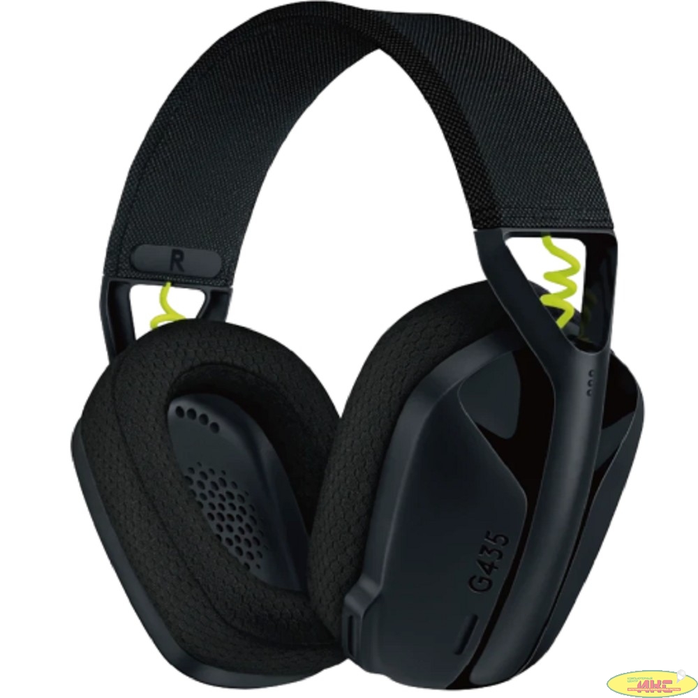 Гарнитура/ Logitech Headset G435 LIGHTSPEED Wireless Gaming  BLACK- Retail