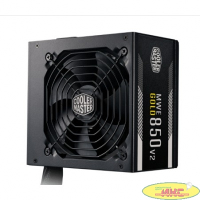 Блок питания Cooler Master MWE Gold 850 V2, 850W, ATX, 120mm, 24pin, 12xSATA, 4xPCI-E(6+2), APFC, 80+ Gold