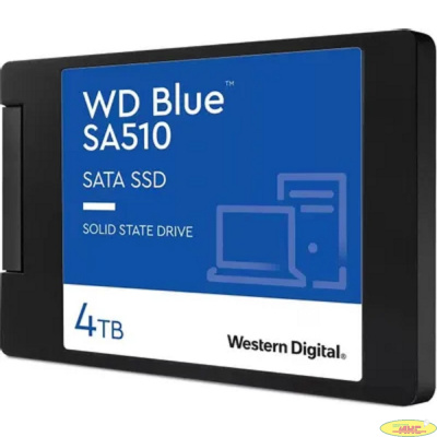 Твердотельный накопитель SSD Western Digital Blue SA510 WDS400T3B0A 3D NAND 4ТБ 2,5&quot; SATA-III (TLC) 