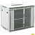 Шкаф коммутационный Rexant (04-0964-111) настенный 9U 600x450мм пер.дв.стекл 2 бок.пан. металл направл.под винты 60кг серый 230град. IP20 сталь