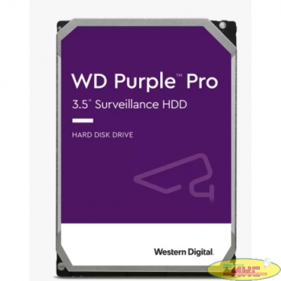 Накопитель на жестком магнитном диске WD Жесткий диск WD Purple PRO WD8001PURP 8ТБ 3,5" 7200RPM 256MB (SATA-III) All Frame AI