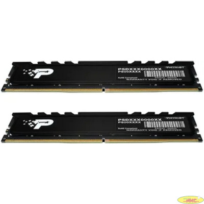 Память DDR5 2x16GB 5600MHz Patriot PSP532G5600KH1 Signature Premium RTL PC5-44800 CL46 DIMM 288-pin 1.1В kit single rank с радиатором Ret