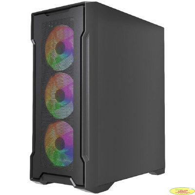 Powercase Mistral X4B, Tempered Glass, 4x 120mm FRGB Fans, чёрный, ATX  (CMXB-L4)