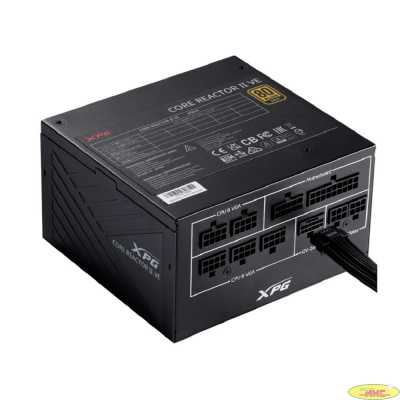 XPG CORE REACTOR II VE 750 (ATX 3.1, 750W,  Full Modular,  PWM 120mm FDB fan, Active PFC, DC to DC, Half-Bridge & LLC converter, 80+ GOLD) RET
