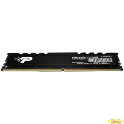 Память DDR5 16GB 4800MHz Patriot PSP516G480081H1 Signature Premium RTL PC5-38400 CL40 DIMM 288-pin 1.1В single rank с радиатором Ret