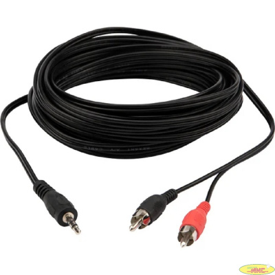 Rexant (17-4207) Шнур Стерео 3,5мм - 2 RCA, 10м