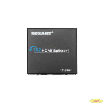 Rexant (17-6901) Делитель гнездо HDMI на 2 гнезда HDMI, металл