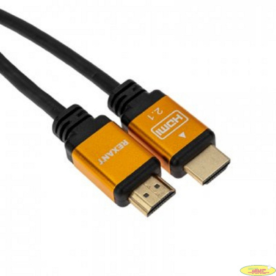 Rexant (17-6003) Кабель HDMI - HDMI 2.1, длина 1,5м, Gold (цветная коробка)