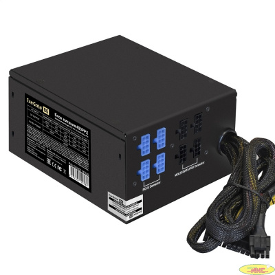 Exegate EX292174RUS Блок питания 400W ExeGate 400PPX (ATX, APFC, КПД 80% (80 PLUS), 14cm fan, 24pin, (4+4)pin, PCIe, 5xSATA, 4xIDE, FDD, RTL, black)