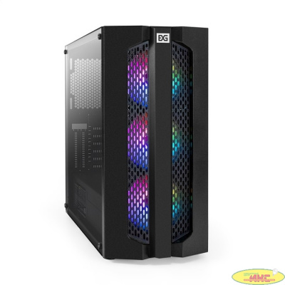 Exegate EX294974RUS Корпус Miditower ExeGate EVO-9205-NPX500 (ATX, БП 500NPX с вент. 12 см, с окном, 1*USB+1*USB3.0, аудио, 3 вент. 12см с RGB подсветкой)