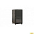 Hyperline TTBR-1866-AS-RAL9004 Шкаф напольный 19-дюймовый, 18U, 988x600х600 мм (ВхШхГ), передняя стеклянная дверь со стальными перфорированными боковинами, задняя дверь сплошная, ручка с замком, цвет 