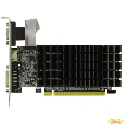 Видеокарта AFOX Geforce G210 LP 1GB, DDR3 64-bit, VGA/DVI/HDMI  Fan (AF210-1024D3L5) RTL 