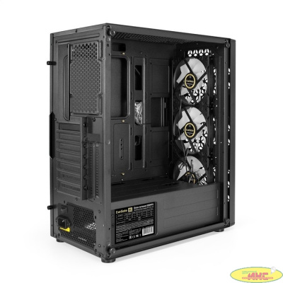 Exegate EX294971RUS Корпус Miditower ExeGate EVO-9202-NPX500 (ATX, БП 500NPX с вент. 12 см, с окном, 1*USB+1*USB3.0, аудио, 3 вент. 12см с RGB подсветкой)