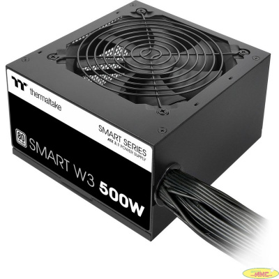 Блок питания ПК Thermaltake Smart W3 500 /Non Modular/Non Light/Full Range/Analog/80 Plus/EU/Non JP CAP/All Flat Cables/ATX 3.1