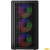 Powercase Корпус Mistral Micro C4B ARGB, Tempered Glass, 4x 120mm ARGB PWM Fan, чёрный, mATX  (CMMCB-A4)