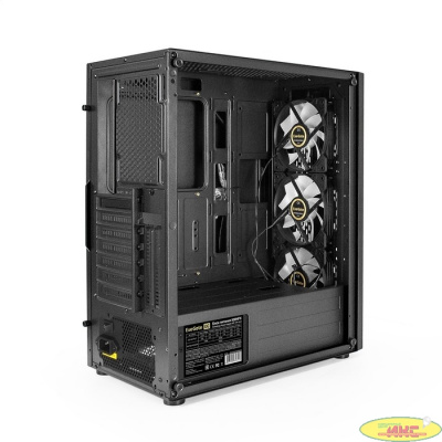 Exegate EX294974RUS Корпус Miditower ExeGate EVO-9205-NPX500 (ATX, БП 500NPX с вент. 12 см, с окном, 1*USB+1*USB3.0, аудио, 3 вент. 12см с RGB подсветкой)